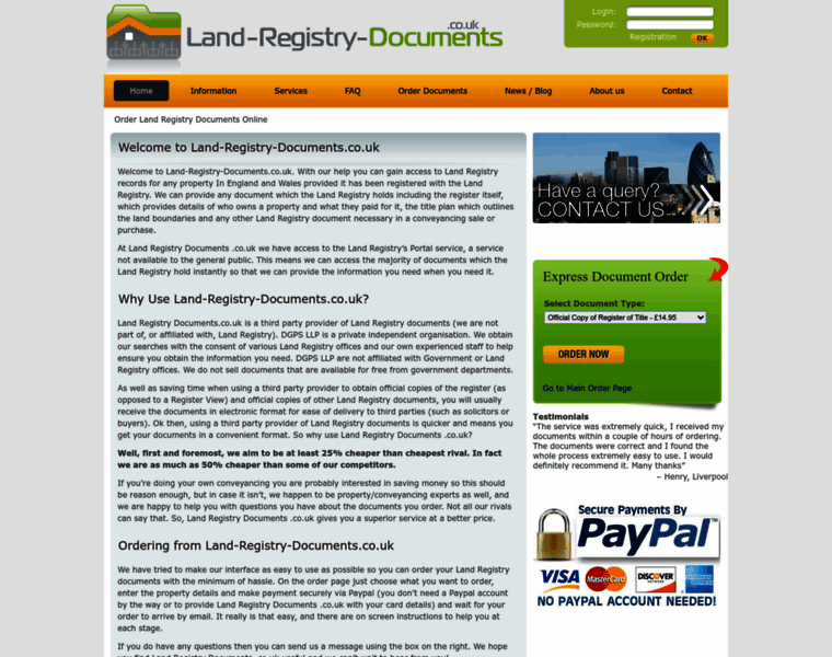 Land-registry-documents.co.uk thumbnail