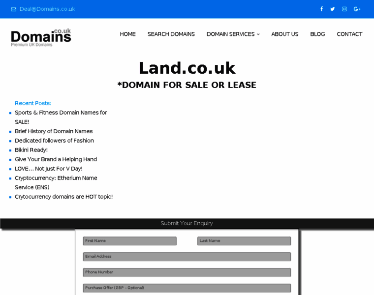 Land.co.uk thumbnail