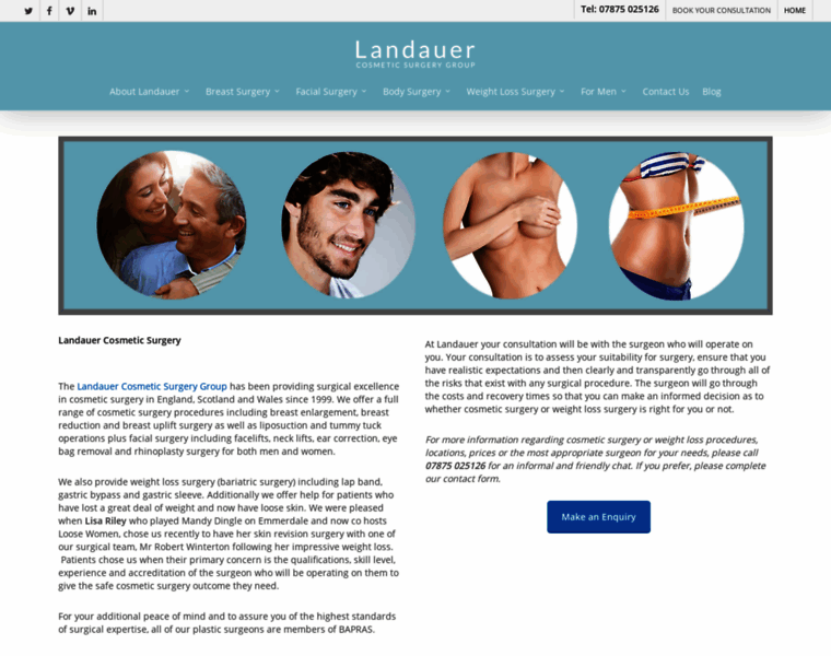 Landauercosmeticsurgery.co.uk thumbnail