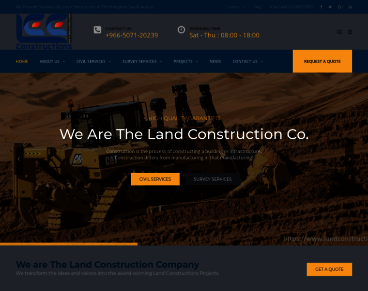 Landconstructions.com thumbnail