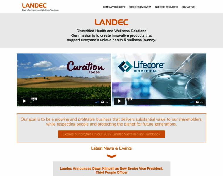 Landec.com thumbnail