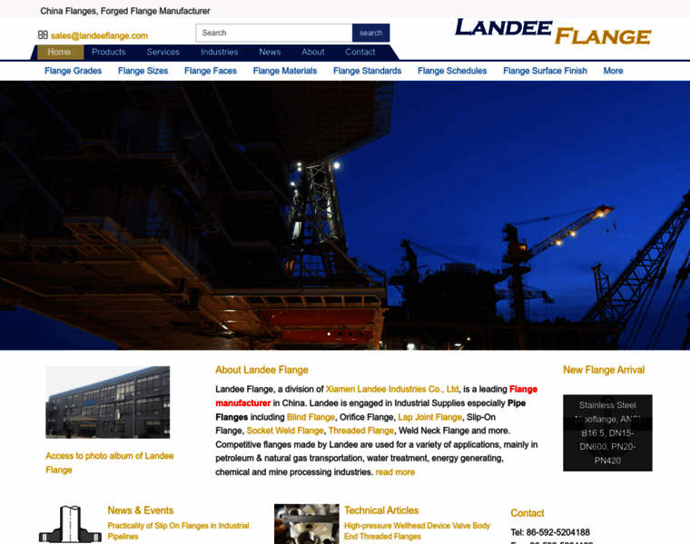 Landeeflange.com thumbnail