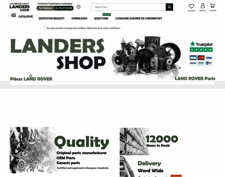 Landers-shop.fr thumbnail