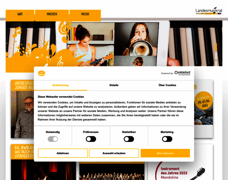 Landesmusikrat-bw.de thumbnail