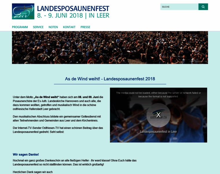 Landesposaunenfest.de thumbnail