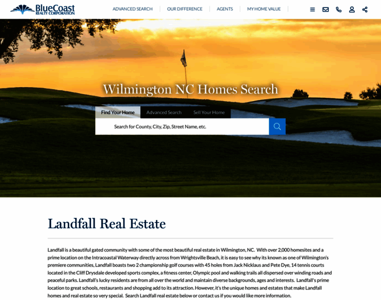 Landfallrealestate.com thumbnail