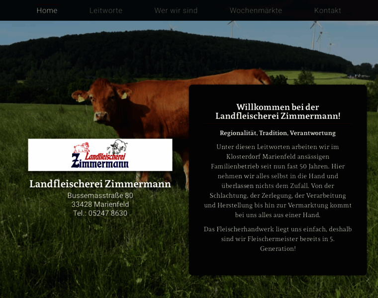 Landfleischerei-zimmermann.de thumbnail