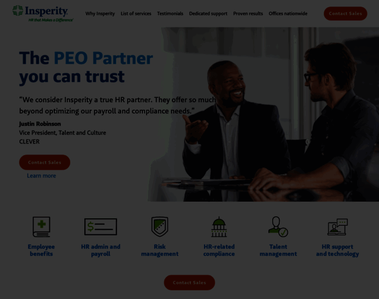 landing.insperity.com at WI. HR-Solutions