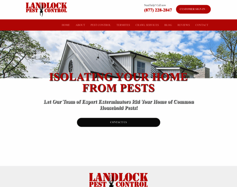 Landlockpestcontrol.com thumbnail