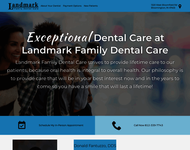 Landmarkfamilydentalcare.com thumbnail