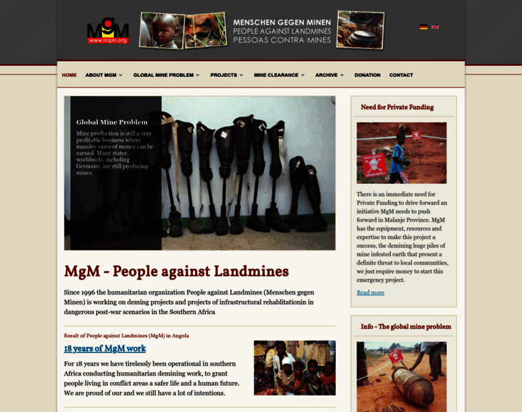 Landmine.org thumbnail