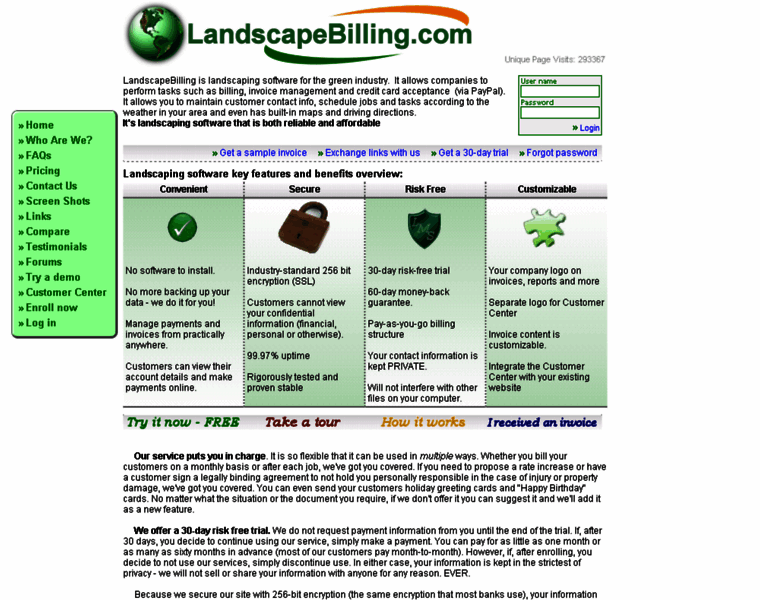 Landscapebilling.com thumbnail