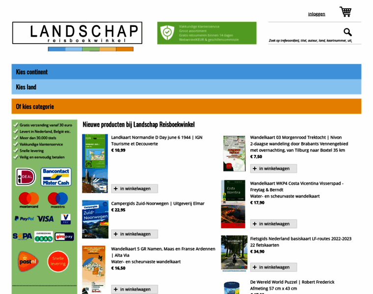 Landschapreisboekwinkel.nl thumbnail
