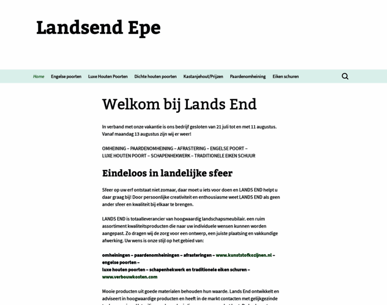 Landsend-epe.nl thumbnail