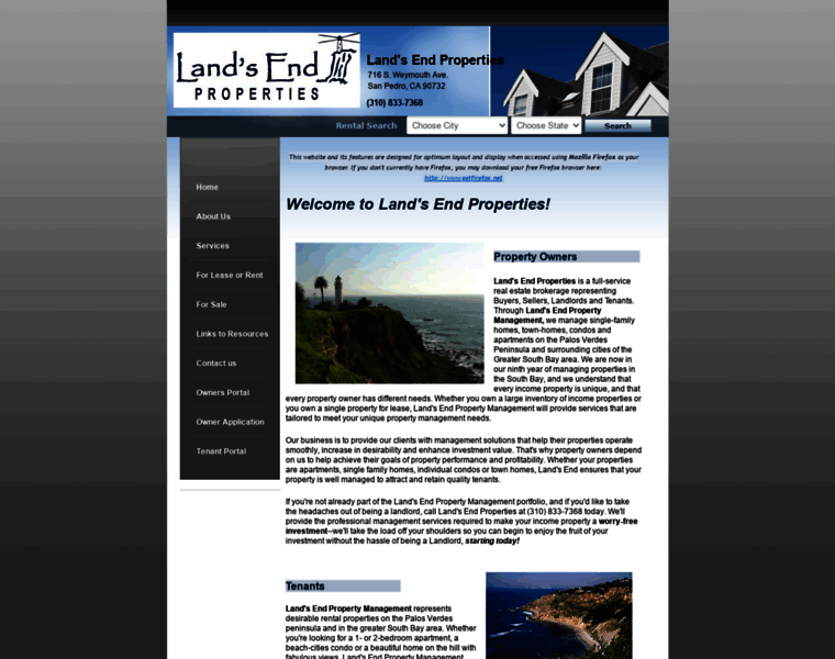 Landsendproperties.com thumbnail