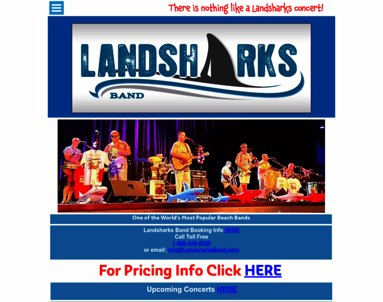 Landsharksband.com thumbnail
