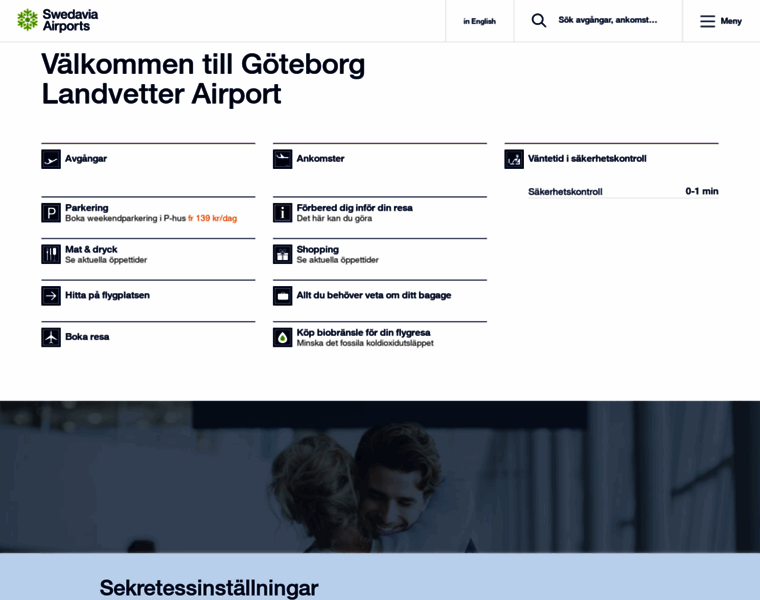 Landvetterairport.se thumbnail