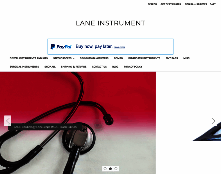 Laneinstrument.com thumbnail