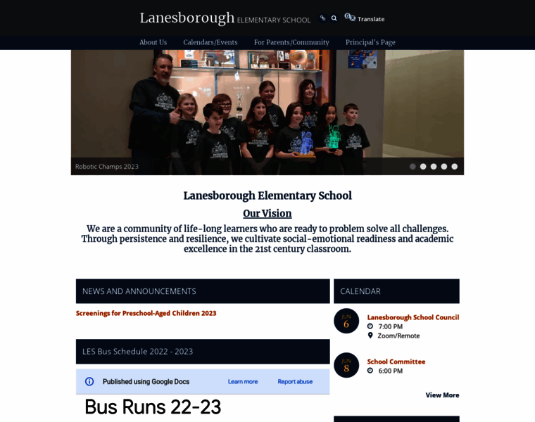 Lanesboroughschool.org thumbnail