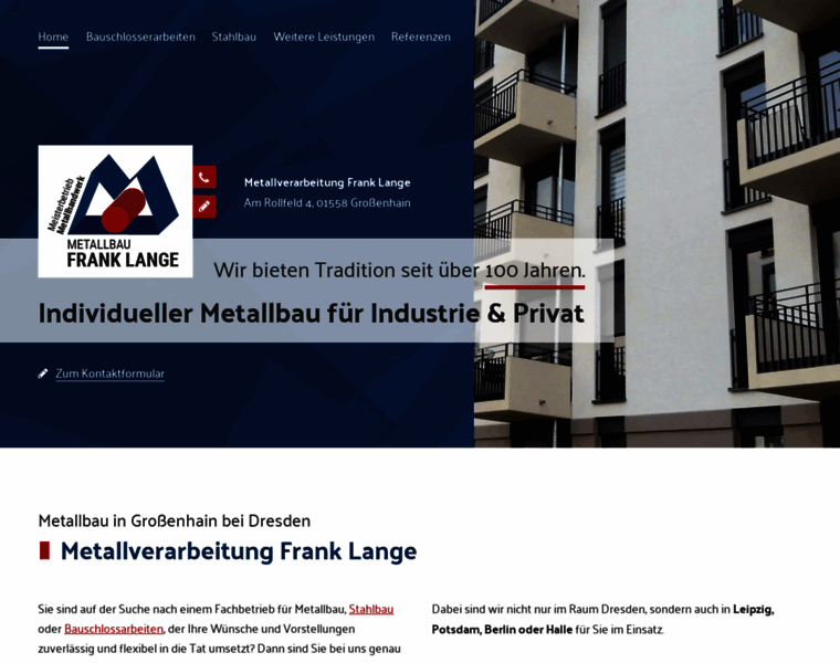 Lange-metallverarbeitung.de thumbnail