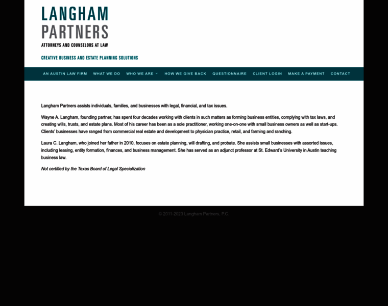 Langham.com thumbnail
