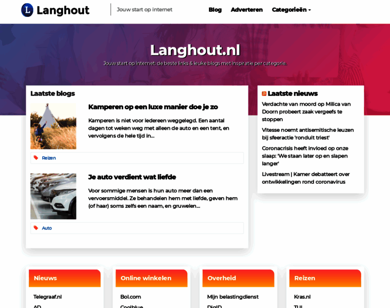 Langhout.nl thumbnail