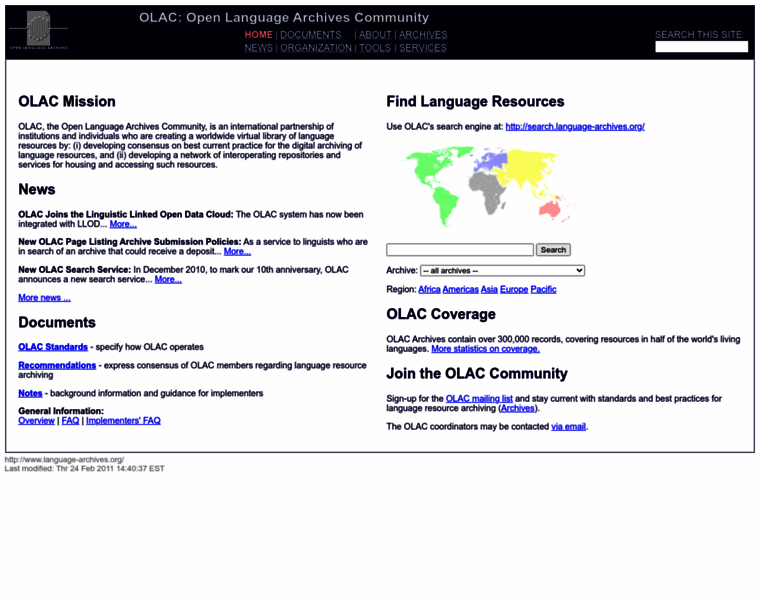 Language-archives.org thumbnail Language-archives.org thumbnail