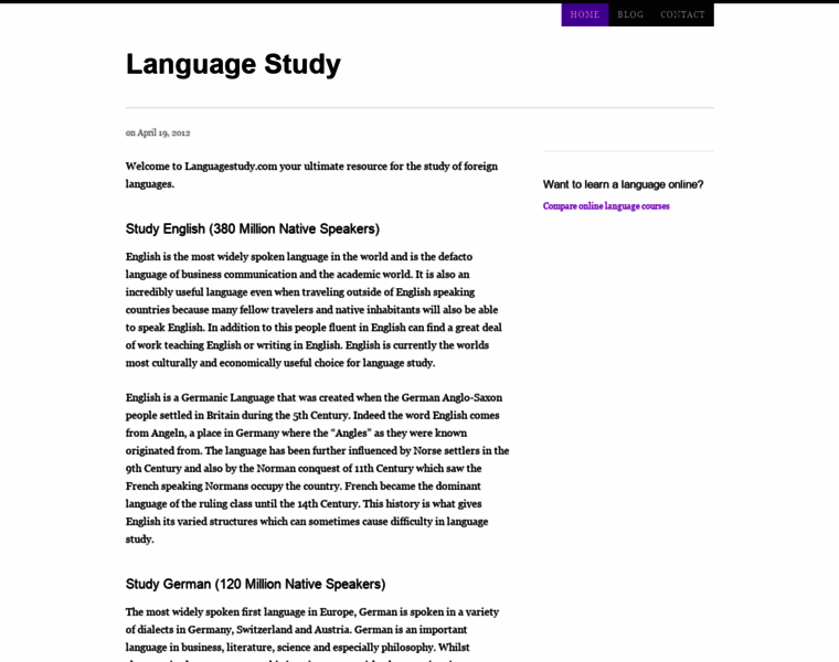 Languagestudy.com thumbnail