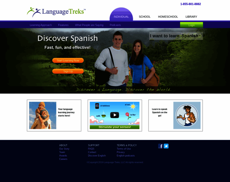 Languagetreks.com thumbnail