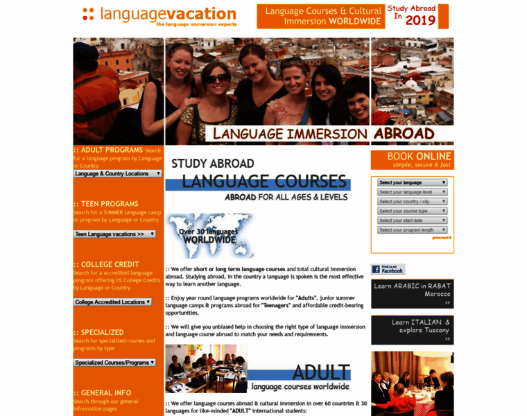 Languagevacation.com thumbnail