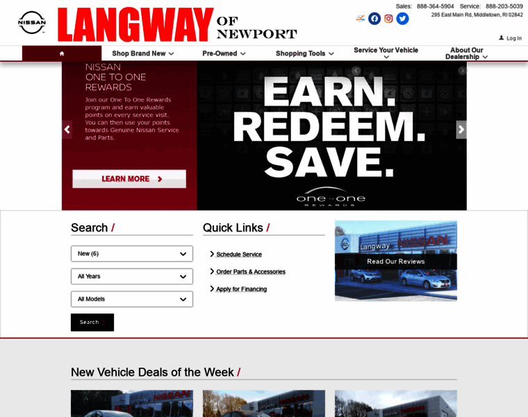 Langwaynissanofnewport.com thumbnail