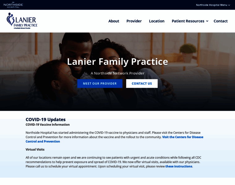 Lanierfamilypractice.com thumbnail