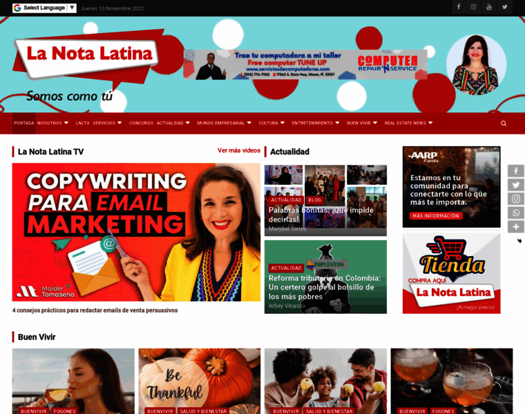 Lanota-latina.com thumbnail