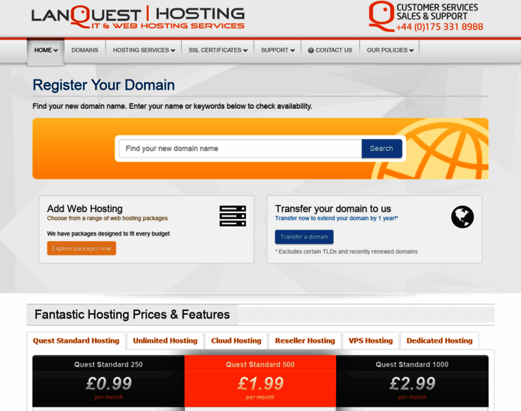 Lanquest-hosting.net thumbnail