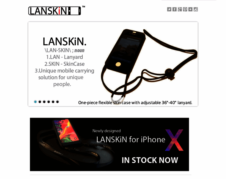 Lanskin.com thumbnail
