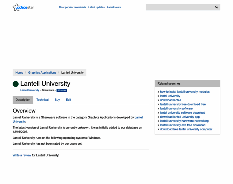 Lantell-university.updatestar.com thumbnail