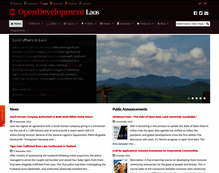 Laos.opendevelopmentmekong.net thumbnail