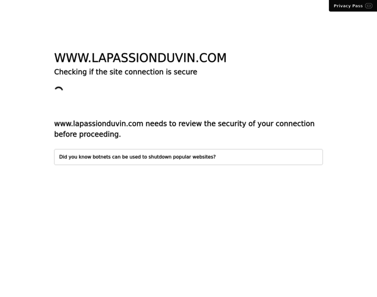 Lapassionduvin.com thumbnail