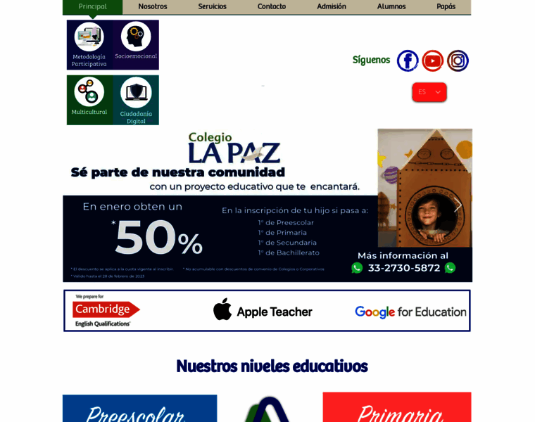 Lapaz.edu.mx thumbnail