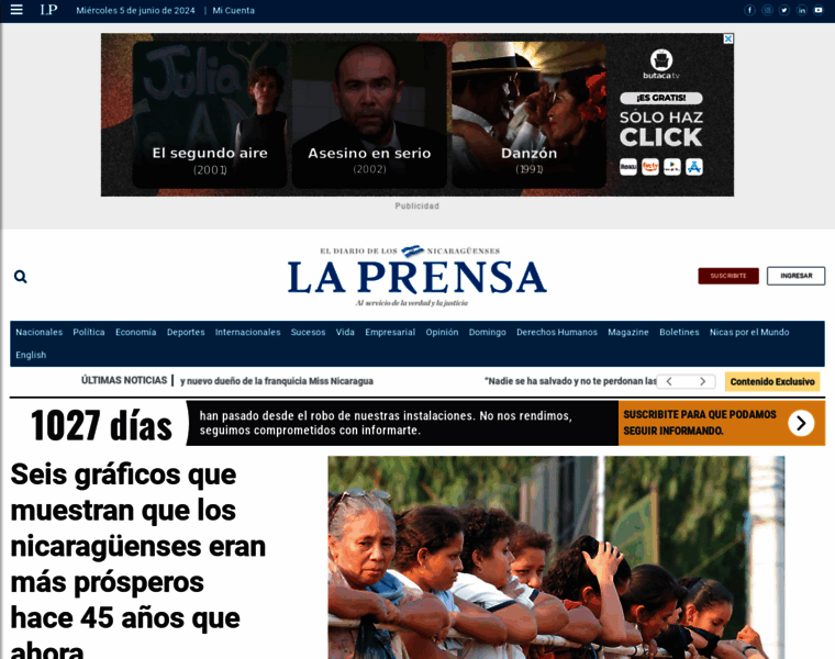 Laprensa.com.ni thumbnail