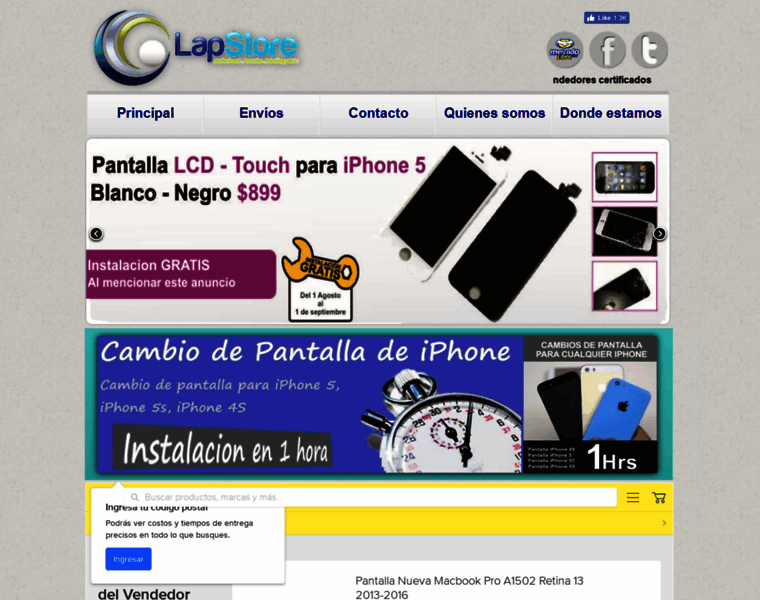 Lapstore.com.mx thumbnail