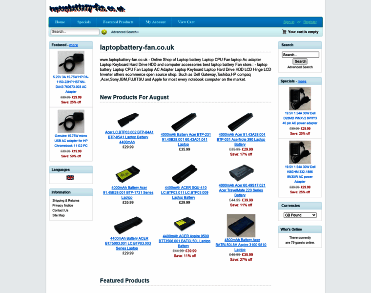 Laptopbattery-fan.co.uk thumbnail