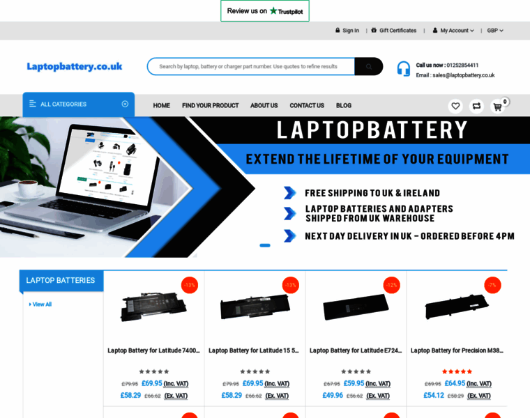 Laptopbattery.co.uk thumbnail