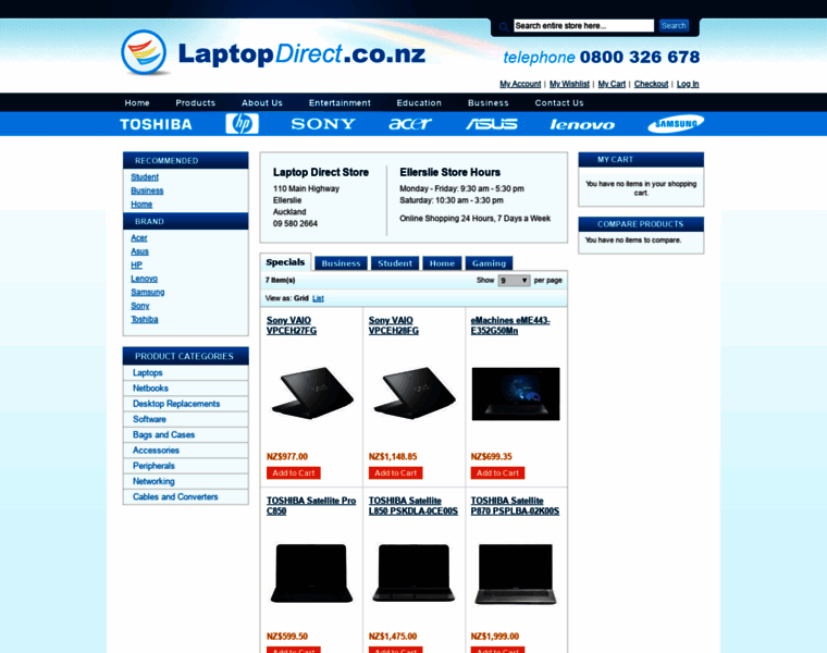 Laptopdirect.co.nz thumbnail
