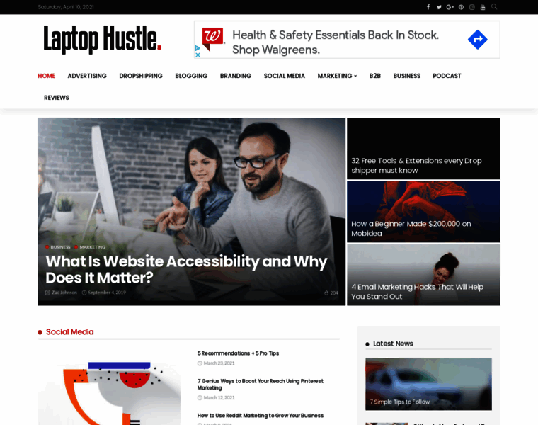 Laptophustle.com thumbnail