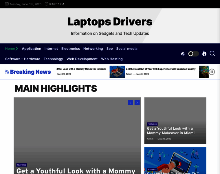 Laptops-drivers.com thumbnail