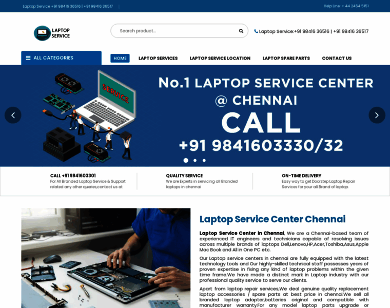 Laptopservice-chennai.com thumbnail