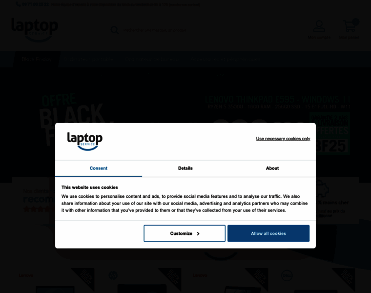 Laptopservice.fr thumbnail