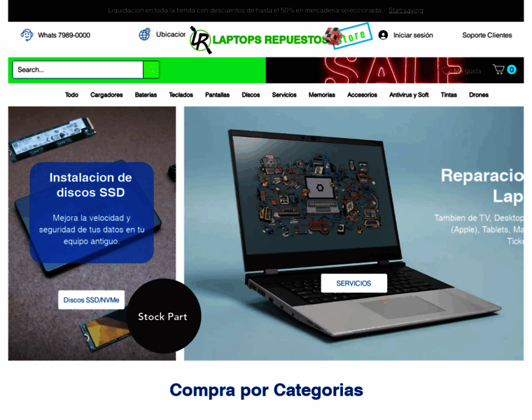 Laptopsrepuestos.com thumbnail