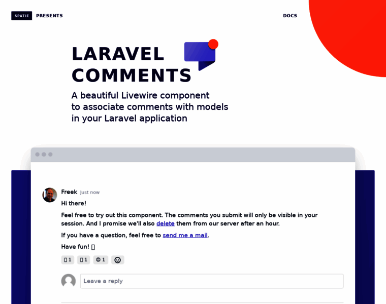 Laravel-comments.com thumbnail